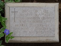 Struma Military Cemetery - Nuttall, Ernest